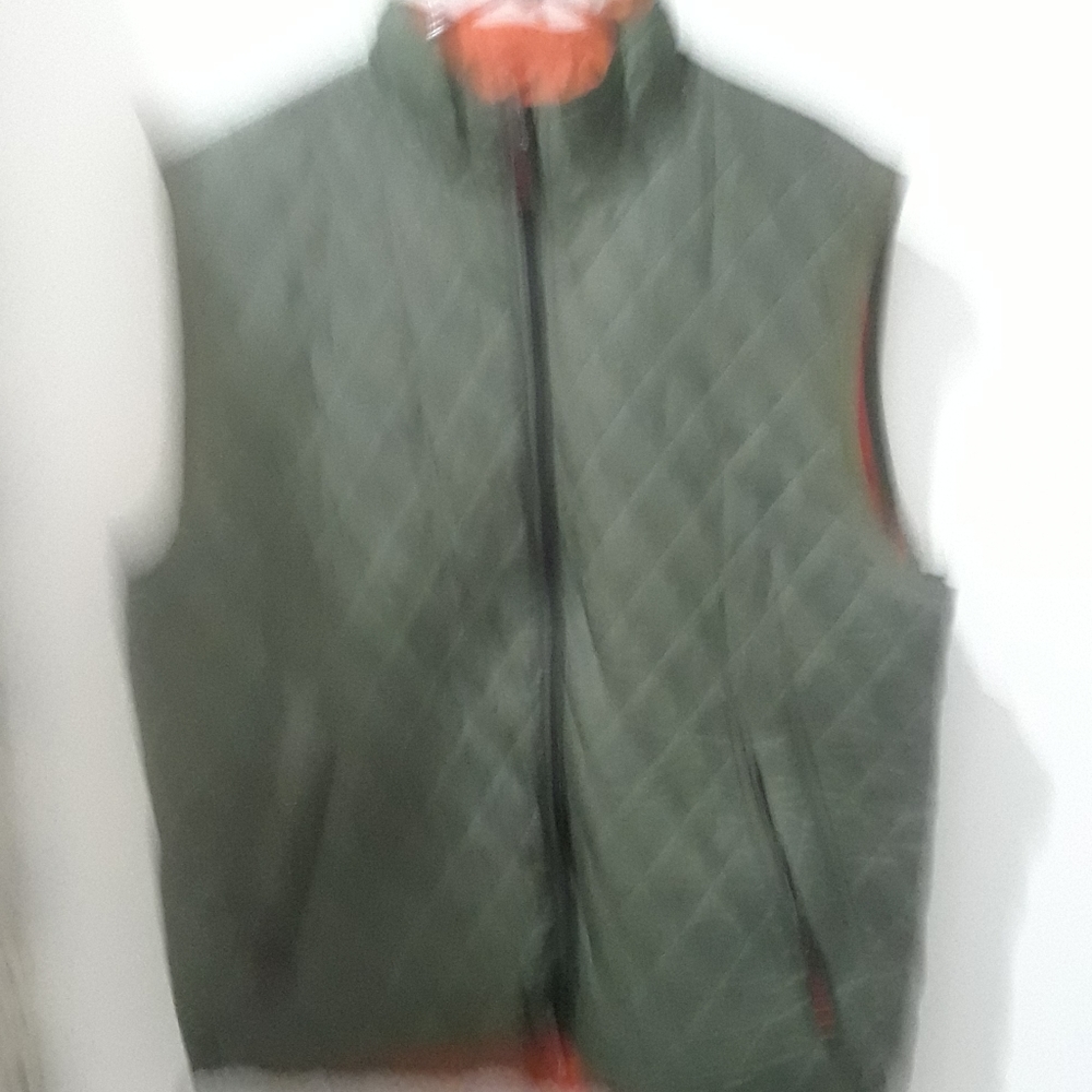GAP Orange and green reversible vest